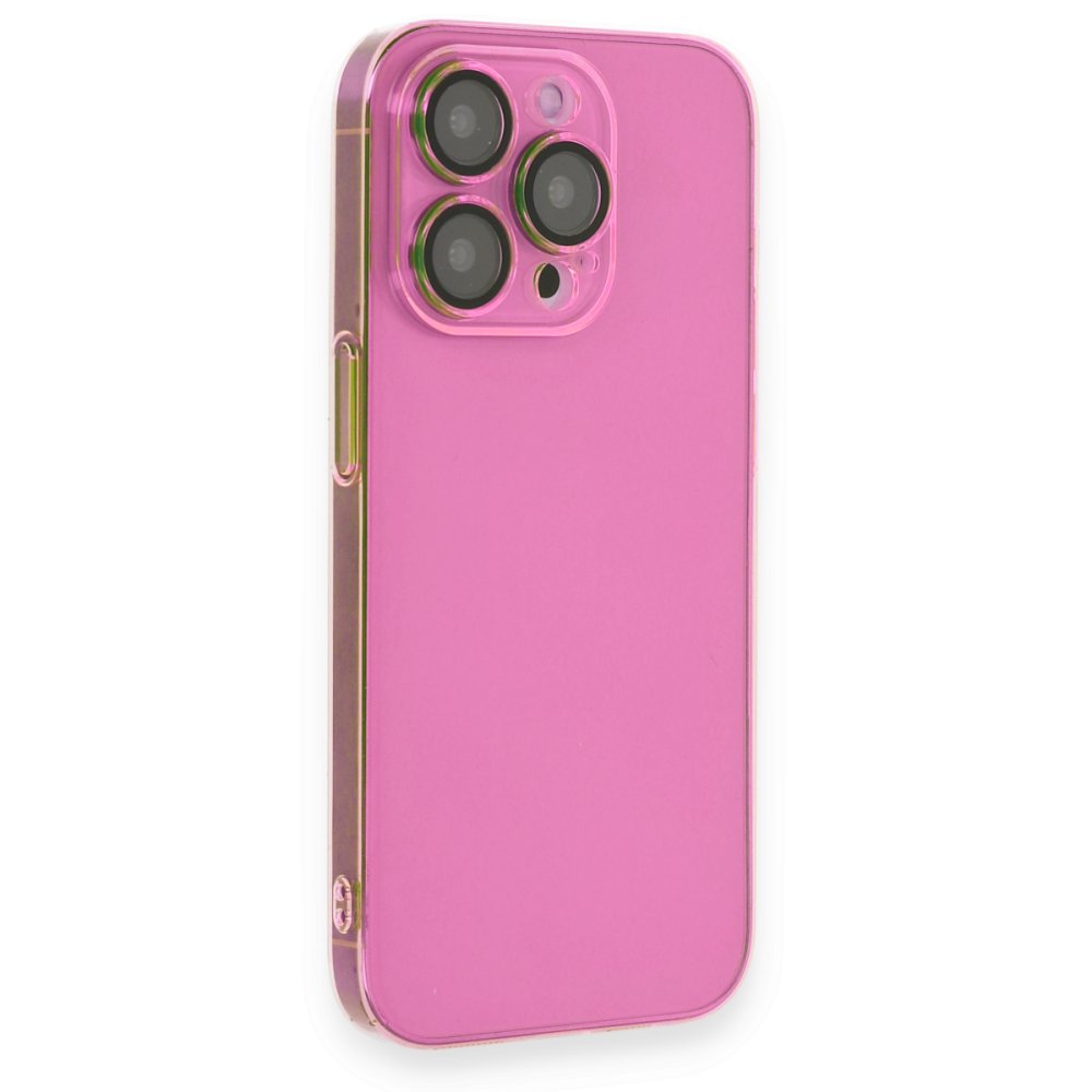 iPhone 13 Pro Max Kılıf Armada Lensli Kapak - Pembe  iPhone 13 Pro Max Kılıf Armada Lensli Kapak - Pembe