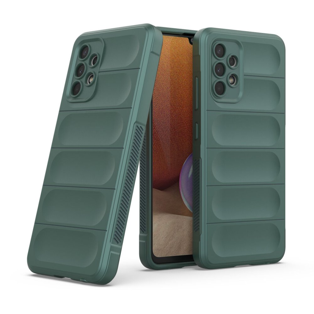  Samsung Galaxy A32 Kılıf Optimum Silikon - Koyu Yeşil