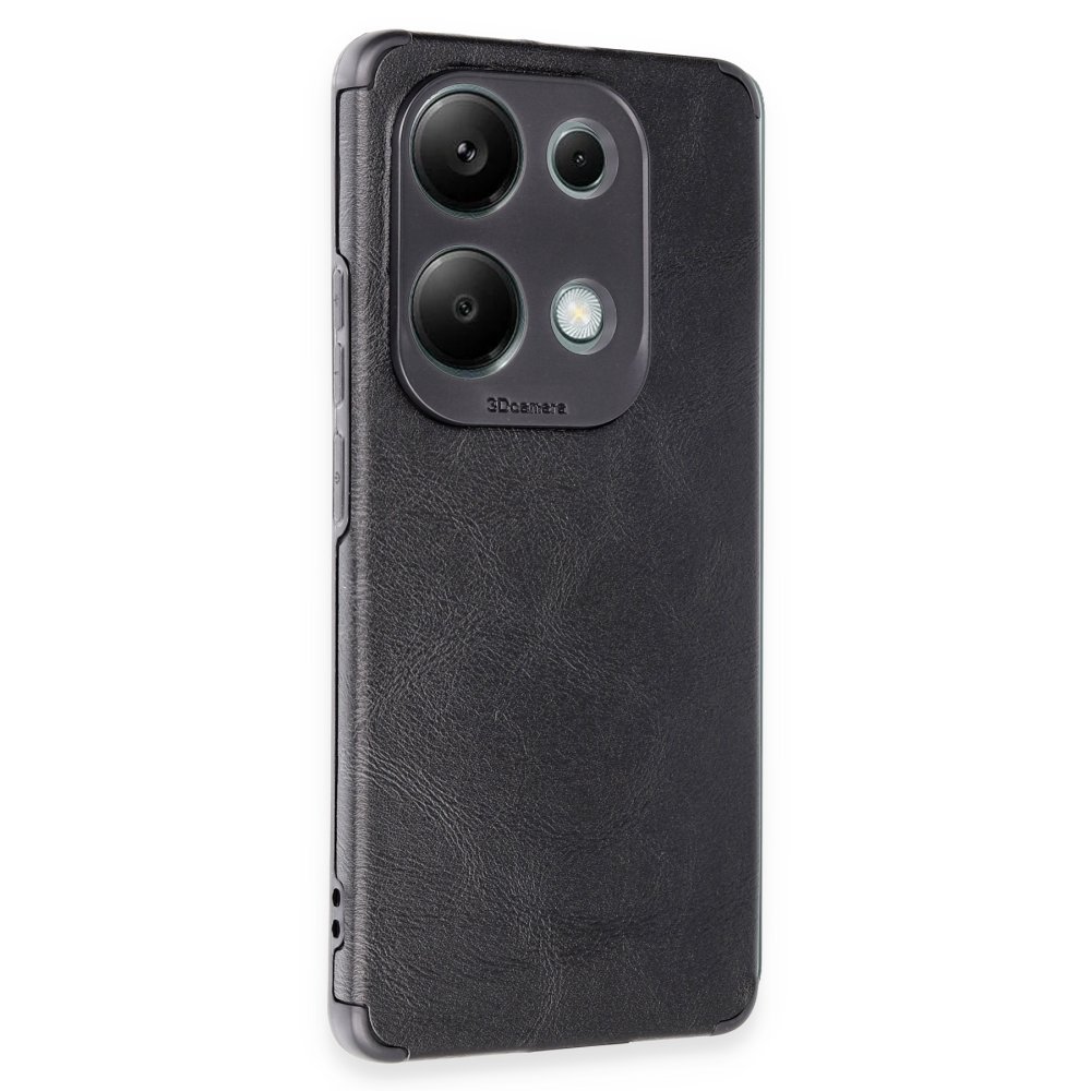 Redmi Note 13 4G Kılıf Loop Deri Silikon - Siyah Redmi Note 13 4G Kılıf Loop Deri Silikon - Siyah