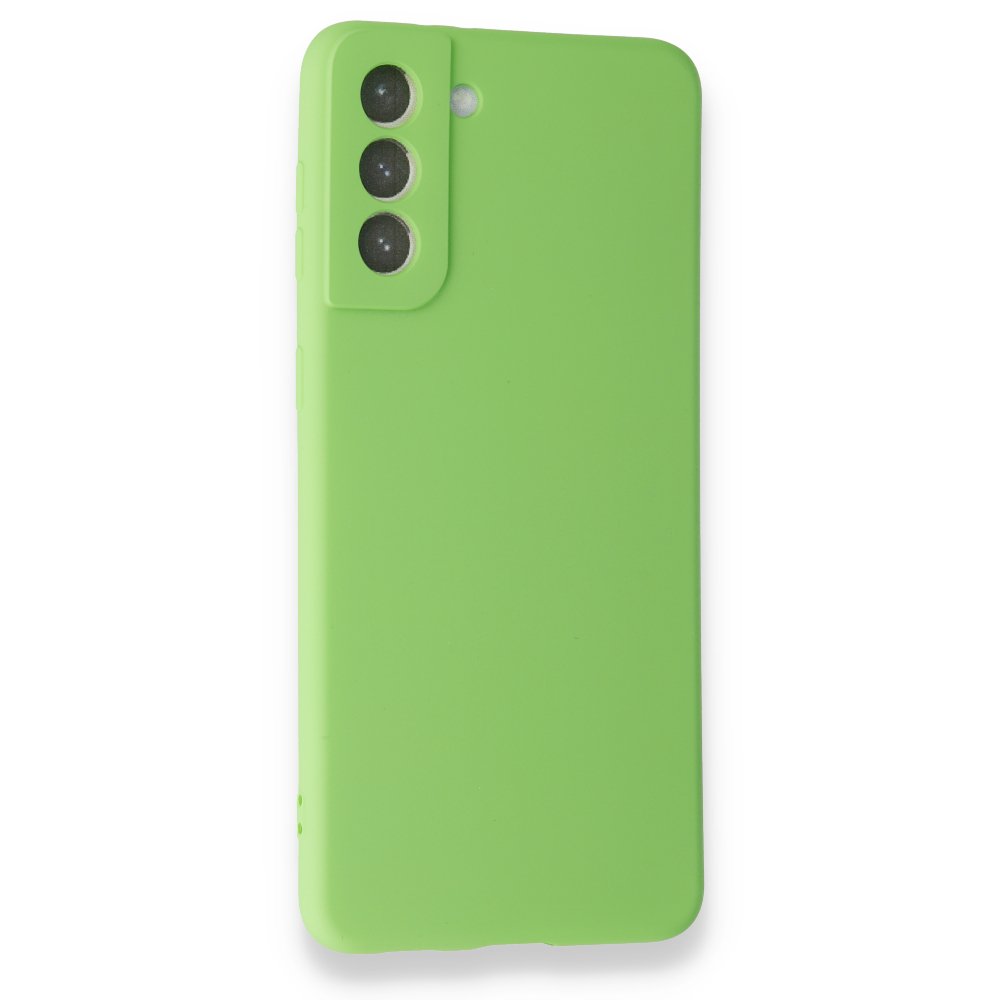  Samsung Galaxy S21 Plus Kılıf First Silikon - Yeşil