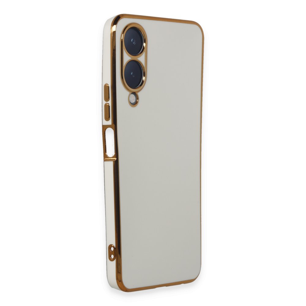 Vivo Y17S Kılıf Volet Silikon - Beyaz Vivo Y17S Kılıf Volet Silikon - Beyaz