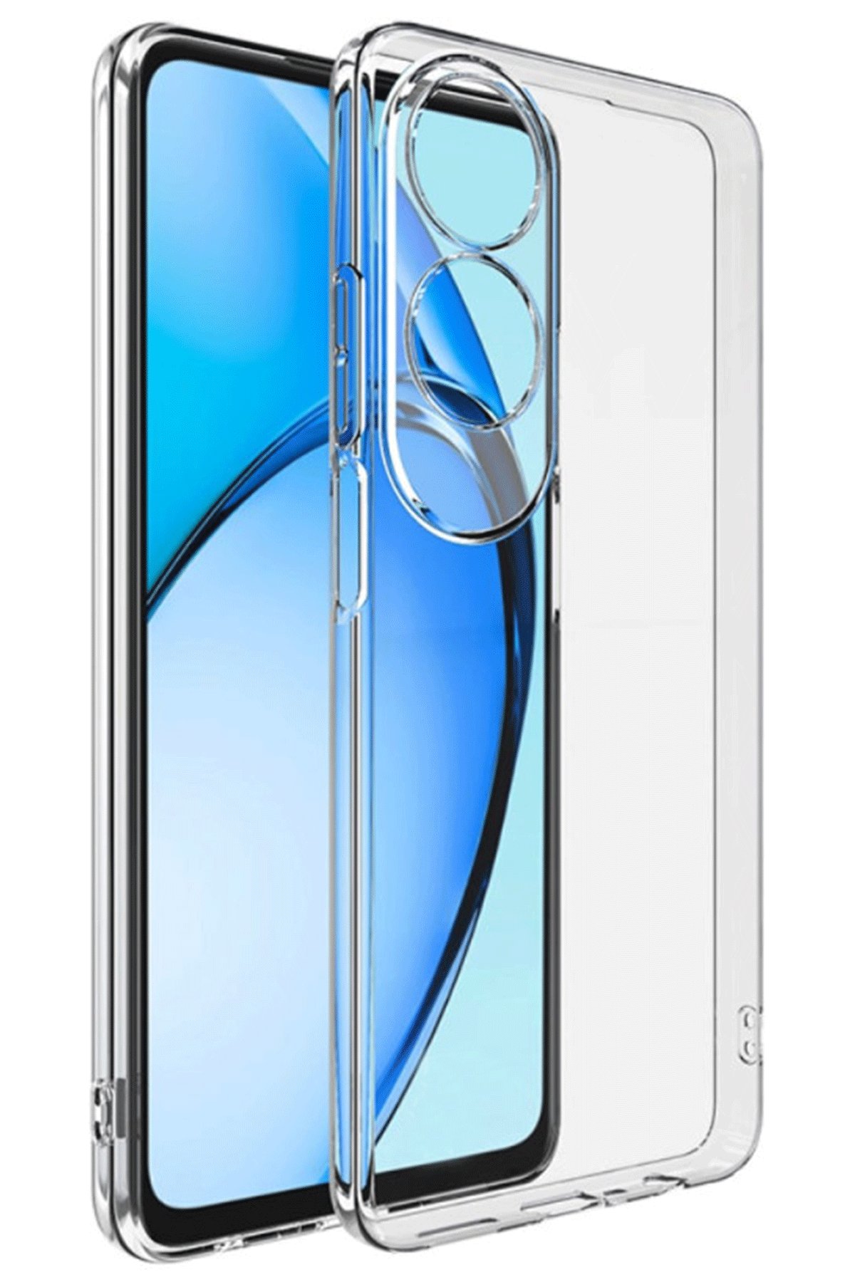  Oppo A60 Kılıf Lüx Şeffaf Silikon