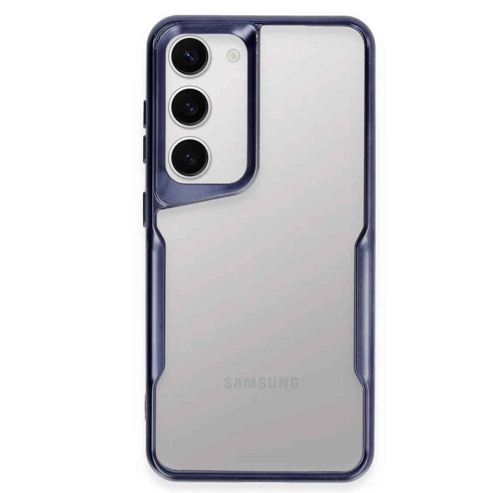  Samsung Galaxy S23 Kılıf Boyi Silikon Kapak - Lacivert