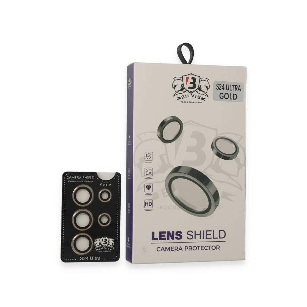  Samsung Galaxy S24 Ultra Bilvis Titan Kamera Lens - Gold