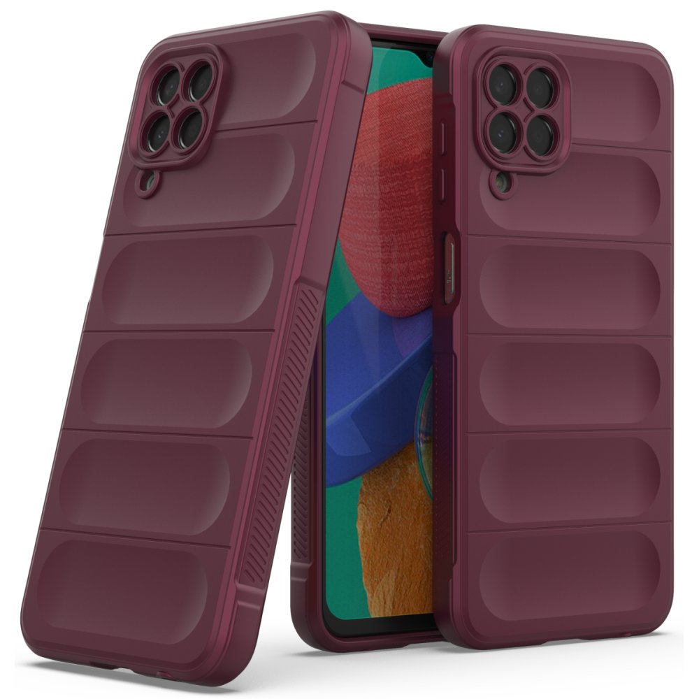  Samsung Galaxy M33 Kılıf Optimum Silikon - Bordo