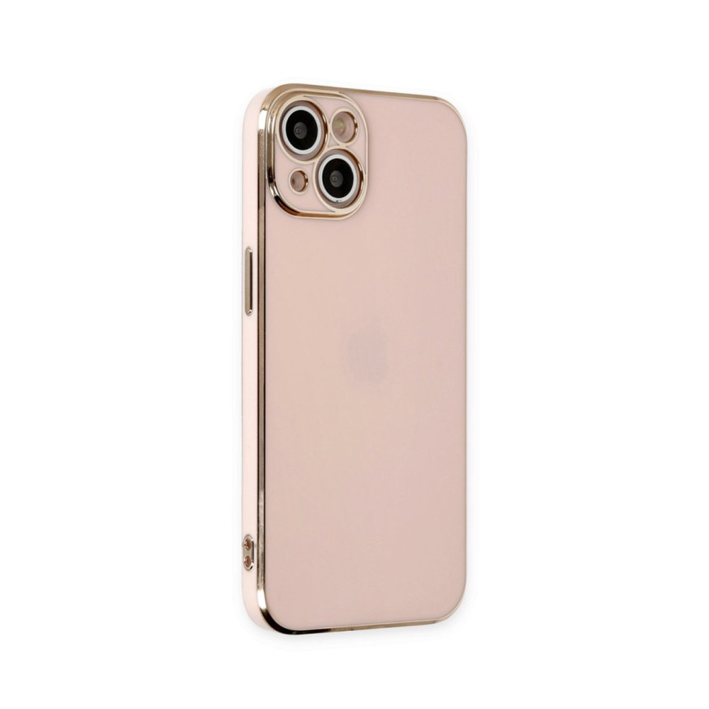 iPhone 15 Kılıf Volet Silikon - Pembe  iPhone 15 Kılıf Volet Silikon - Pembe
