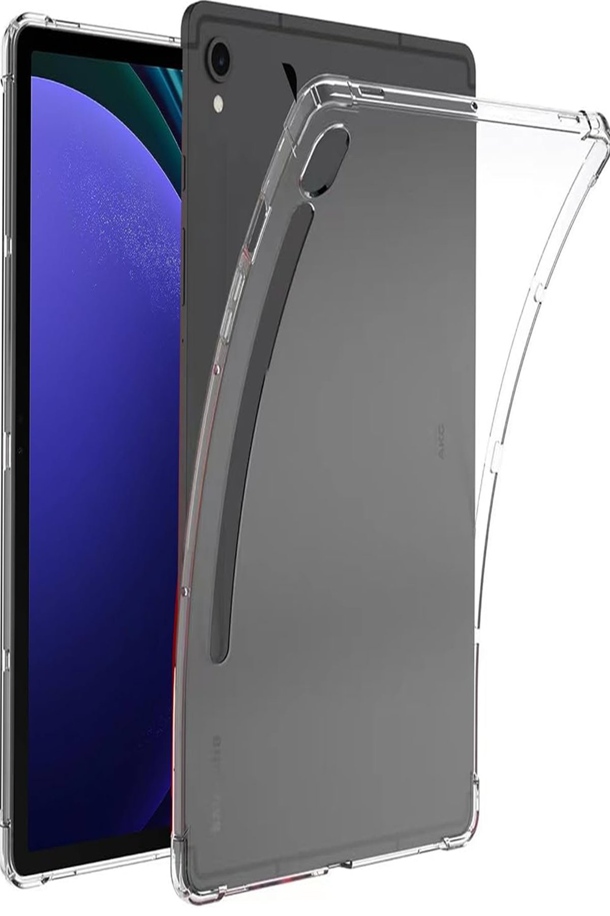  Samsung Galaxy X710 Tab S9 11 Kılıf Anti Şeffaf Tablet Silikon - Şeffaf