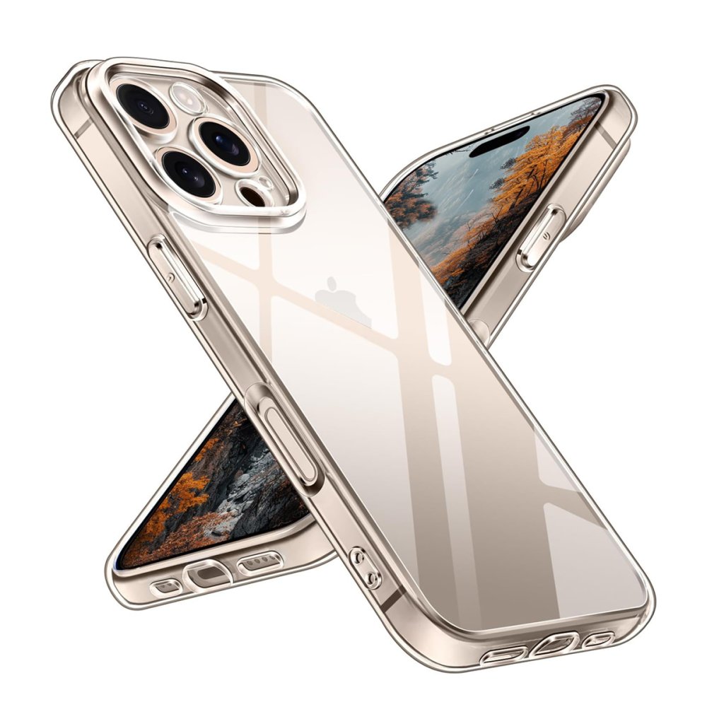  iPhone 16 Pro Max Kılıf Pc Sert Şeffaf Kapak - Şeffaf