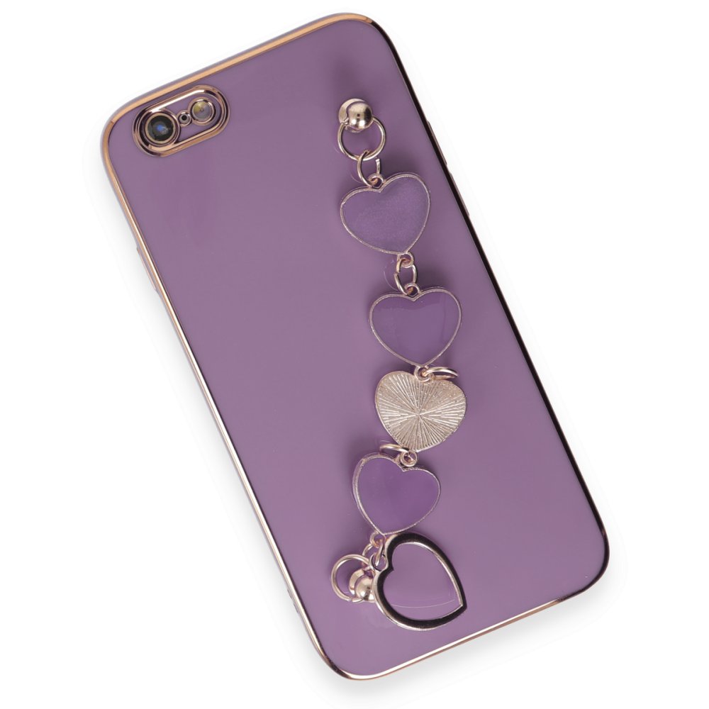 iPhone 6 Kılıf Esila Silikon - Mor  iPhone 6 Kılıf Esila Silikon - Mor