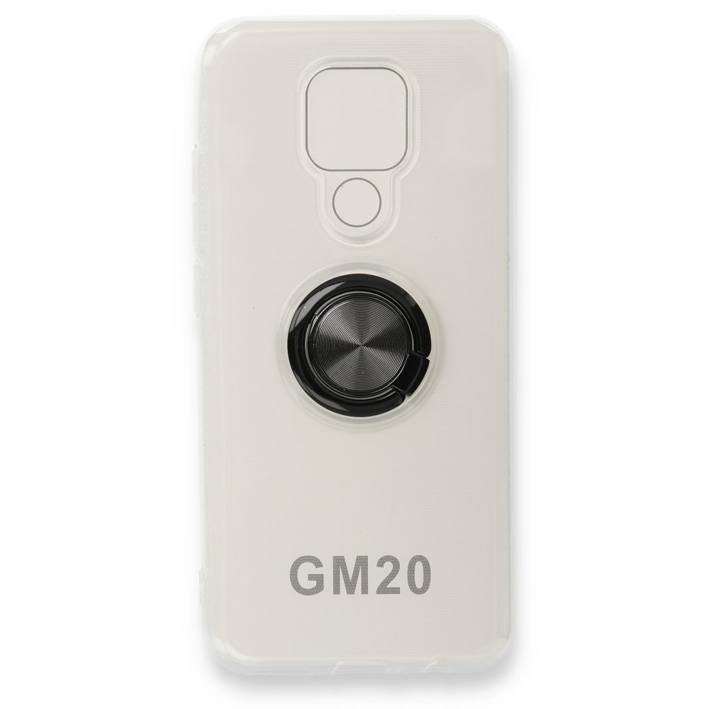  General Mobile GM 20 Kılıf Gros Yüzüklü Silikon - Siyah