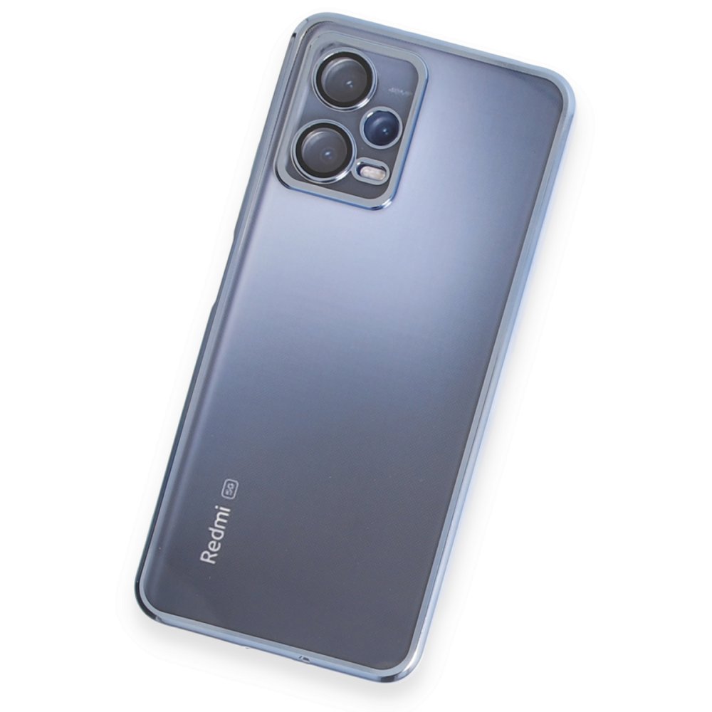 Redmi Note 12 5G Kılıf Razer Lensli Silikon - Açık Mavi