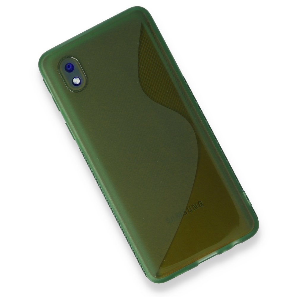 Samsung Galaxy A01 Core Kılıf S Silikon - Yeşil Samsung Galaxy A01 Core Kılıf S Silikon - Yeşil
