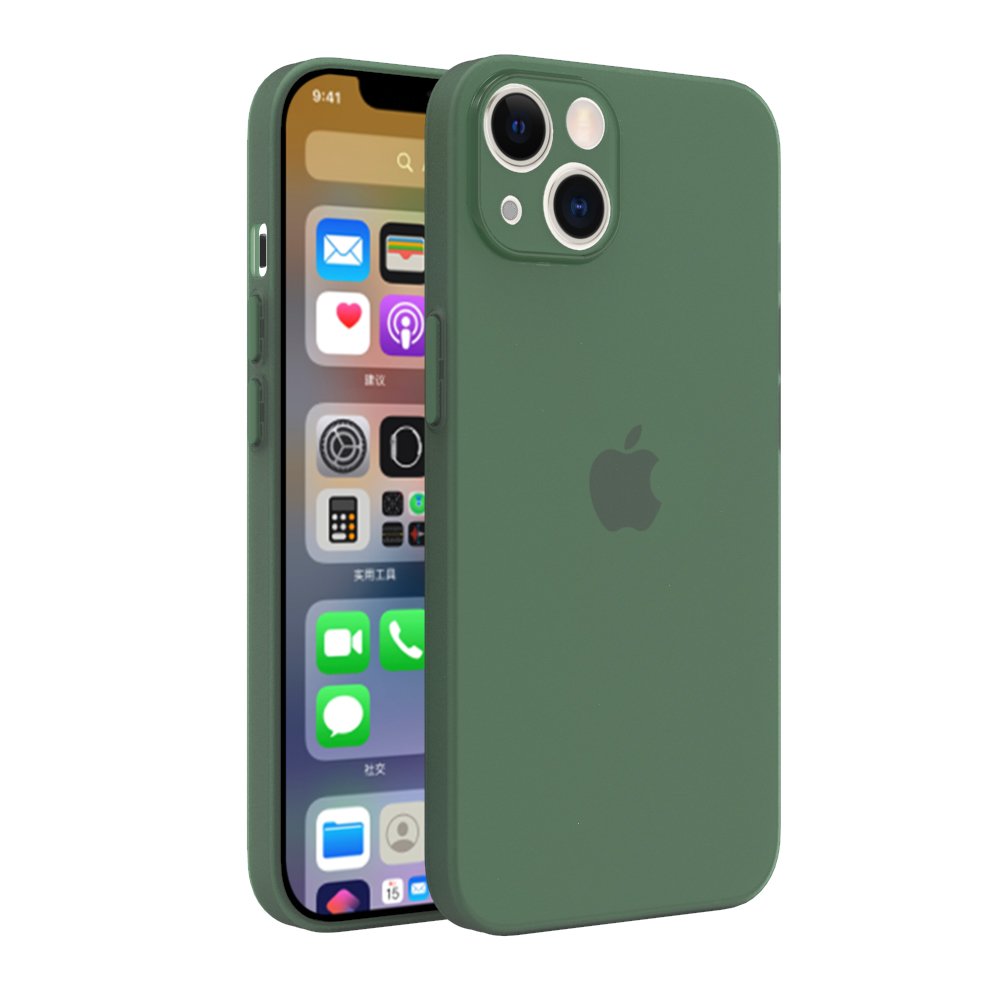  iPhone 13 Mini Kılıf Puma Silikon - Yeşil