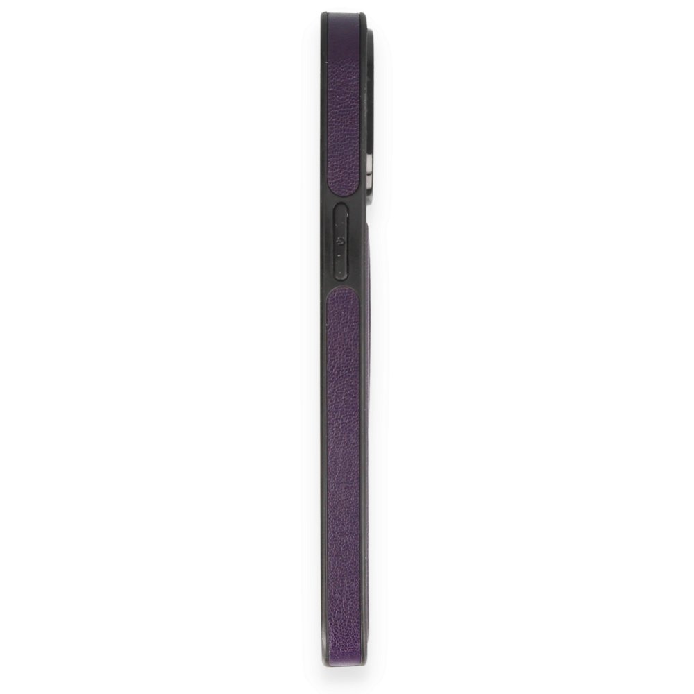 iPhone 14 Pro Max Kılıf Ozzi Magsafe Deri Kapak - Derin Mor iPhone 14 Pro Max Kılıf Ozzi Magsafe Deri Kapak - Derin Mor