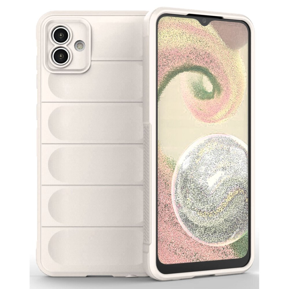 Samsung Galaxy A04 Kılıf Optimum Silikon - Krem