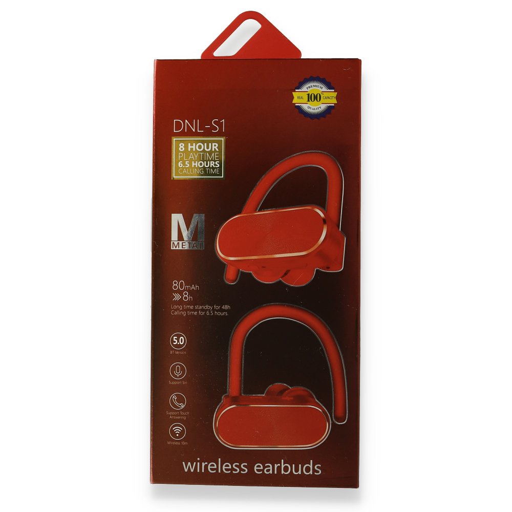  DNLS1 Wireless Kulaklık - Kırmızı