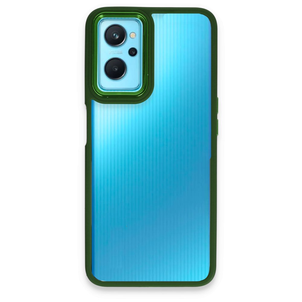  Realme 9i 4G Kılıf Dora Kapak - Haki Yeşil