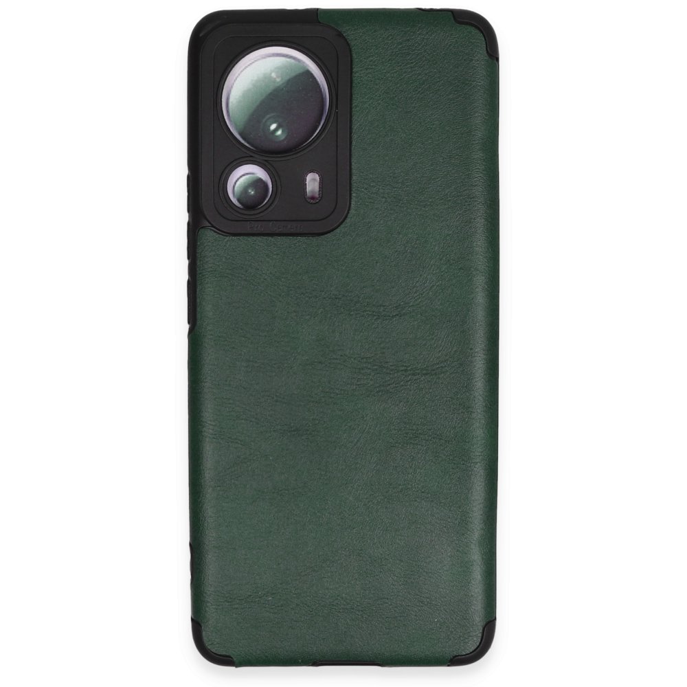 Xiaomi Mi 13 Lite Kılıf Loop Deri Silikon - Yeşil Xiaomi Mi 13 Lite Kılıf Loop Deri Silikon - Yeşil