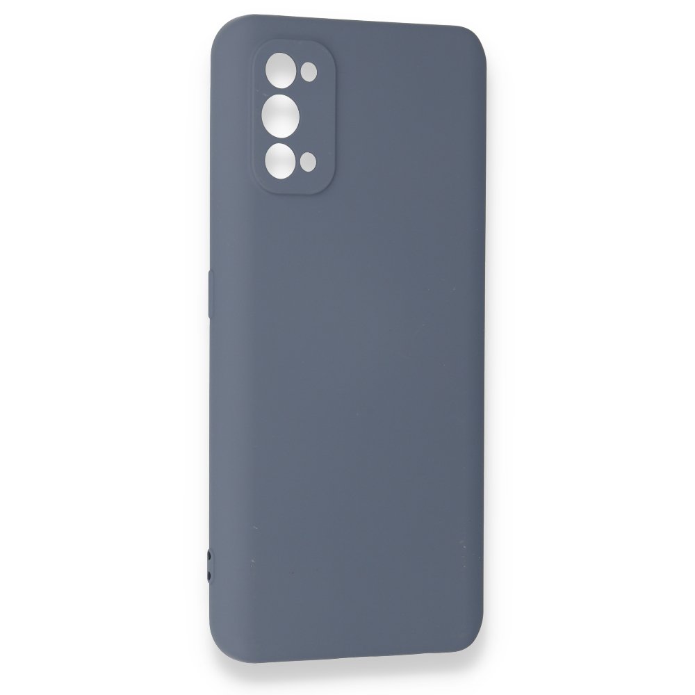  Realme 7 Pro Kılıf Nano içi Kadife Silikon - Gri