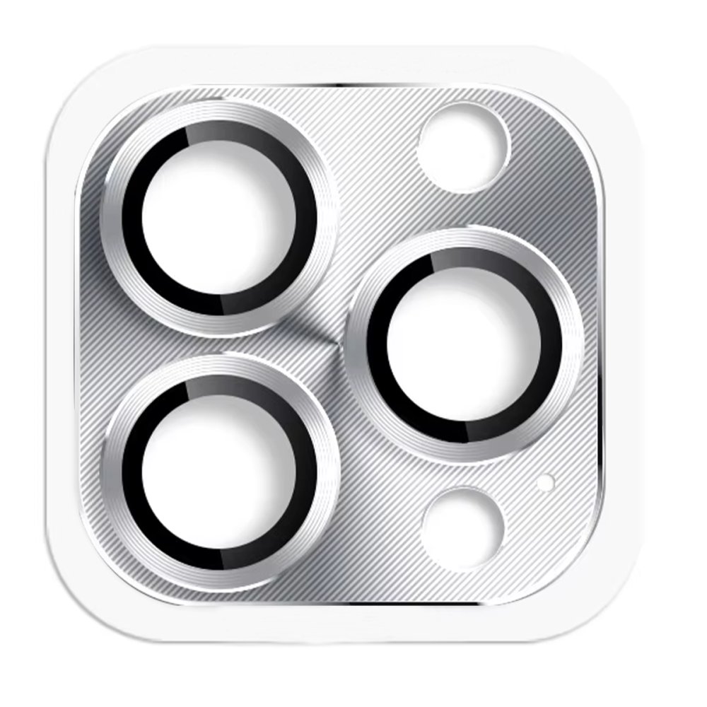  iPhone 16 Pro Max Pers Alüminyum Kamera Lens - Gümüş