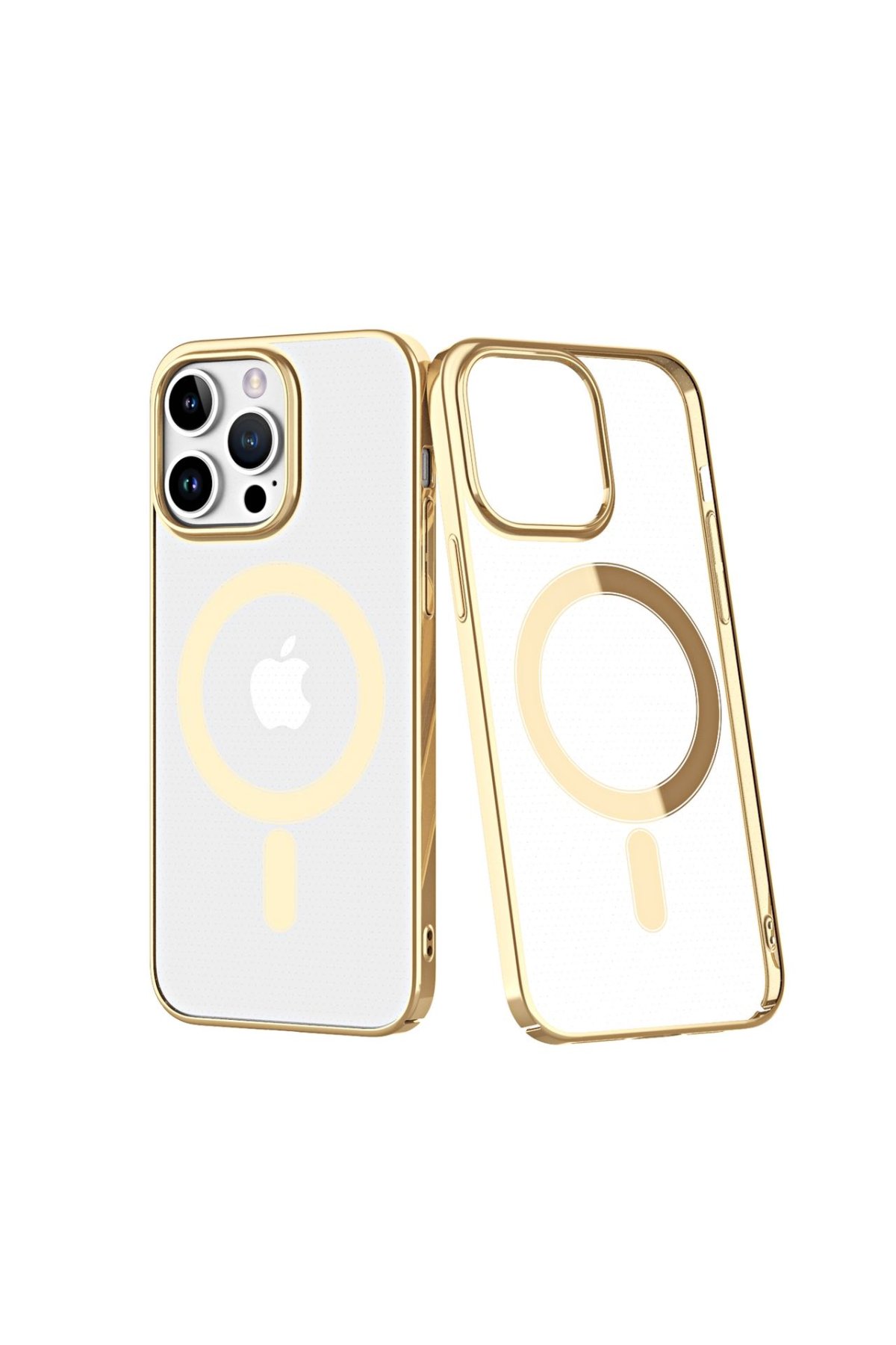  iPhone 13 Pro Kılıf Element Magneticsafe Sert Kapak - Gold