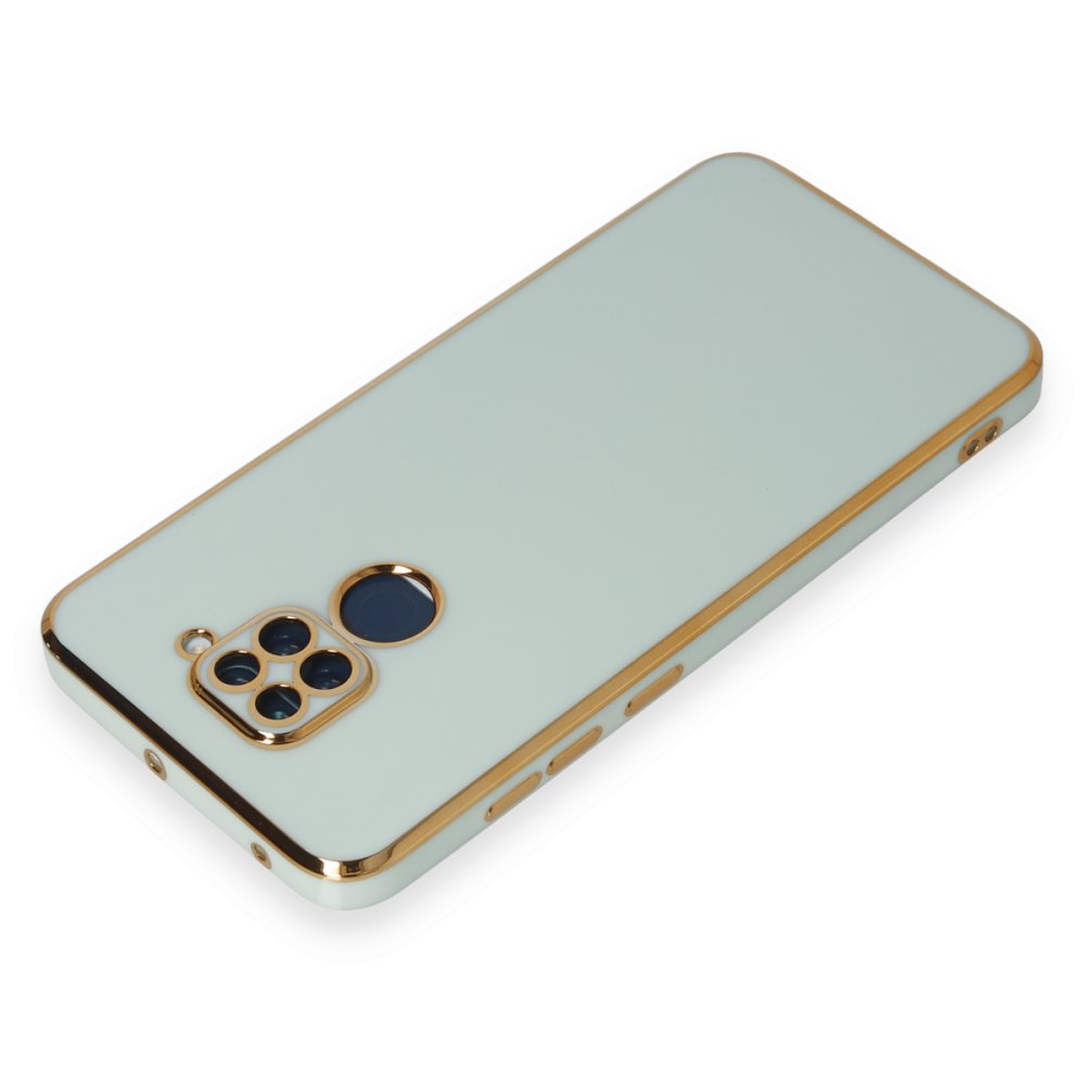 Redmi Note 9 Kılıf Volet Silikon - Açık Yeşil