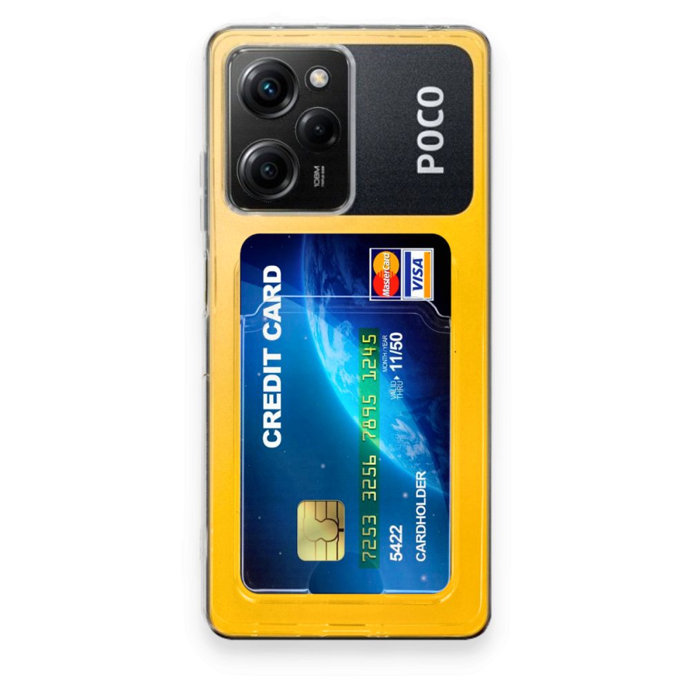 Xiaomi Poco X5 Pro 5G Kılıf Kart Şeffaf Silikon - Şeffaf  Xiaomi Poco X5 Pro 5G Kılıf Kart Şeffaf Silikon - Şeffaf