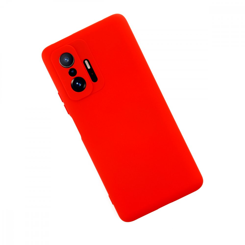  Xiaomi Mi 11T Kılıf Nano içi Kadife Silikon - Kırmızı