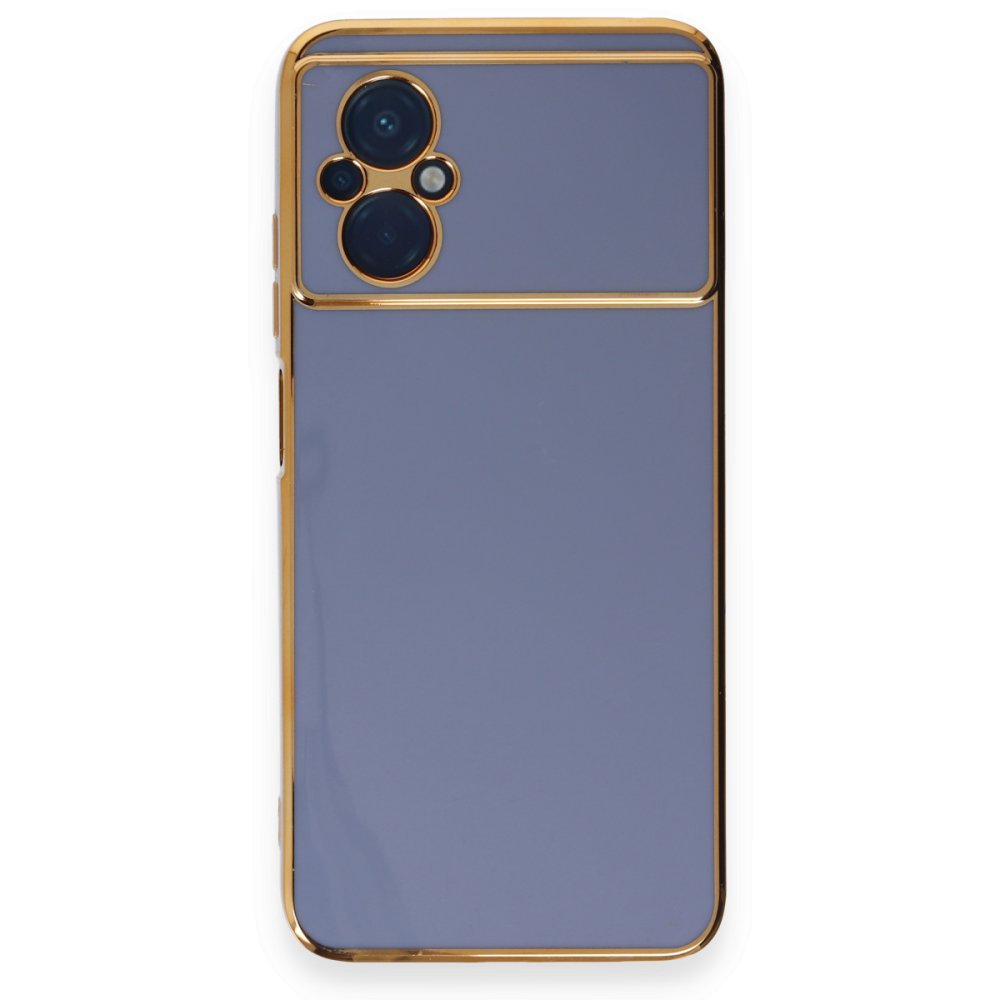  Xiaomi Poco M5 Kılıf Volet Silikon - Mavi