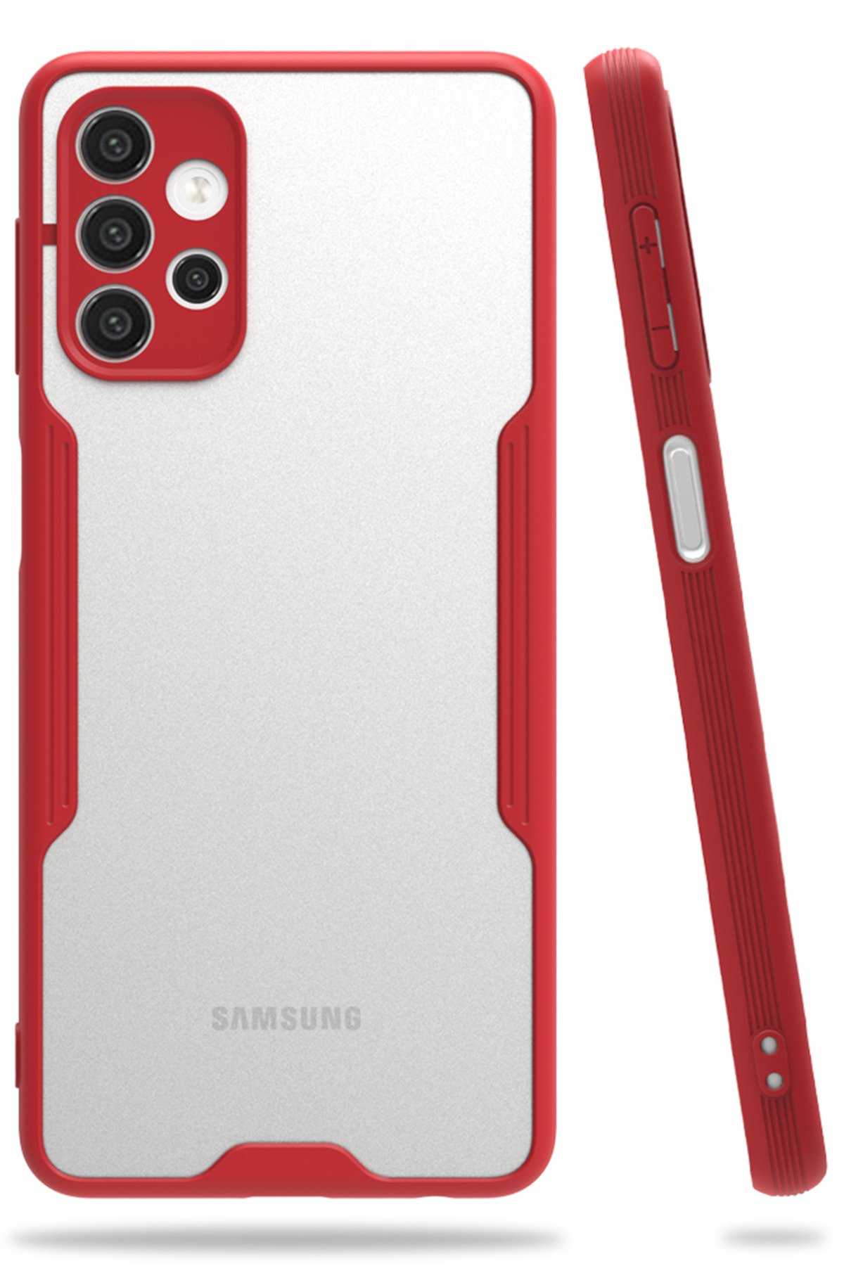 Samsung Galaxy A52S Kılıf Platin Silikon - Kırmızı Samsung Galaxy A52S Kılıf Platin Silikon - Kırmızı