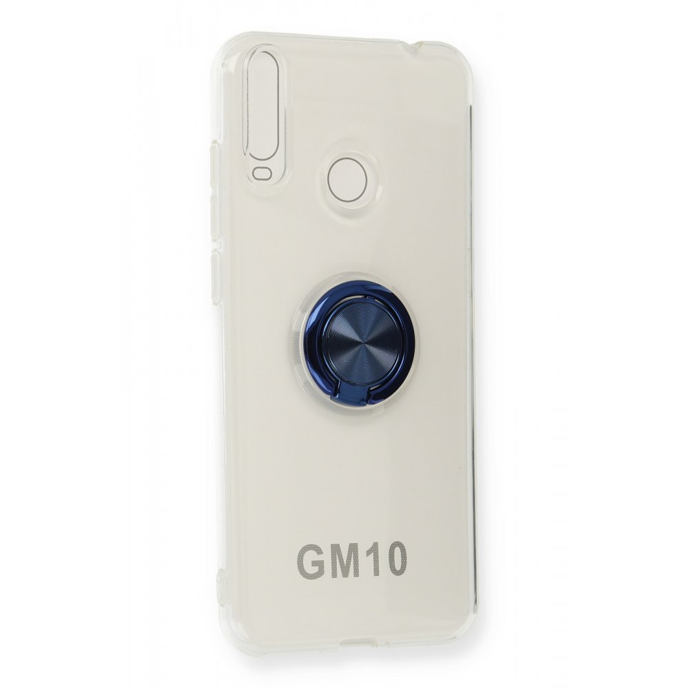  General Mobile GM 10 Kılıf Gros Yüzüklü Silikon - Mavi