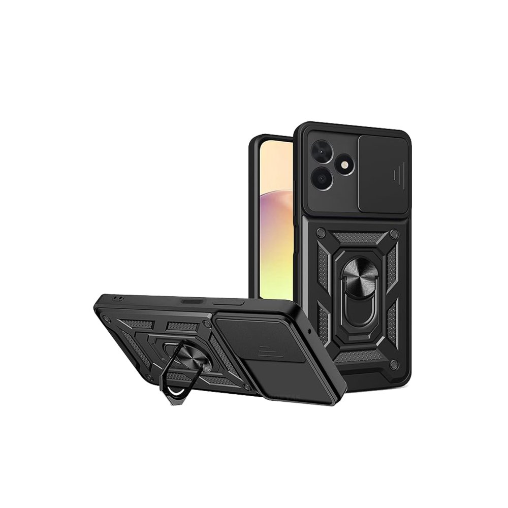 Realme C53 Kılıf Pars Lens Yüzüklü Silikon - Siyah Realme C53 Kılıf Pars Lens Yüzüklü Silikon - Siyah