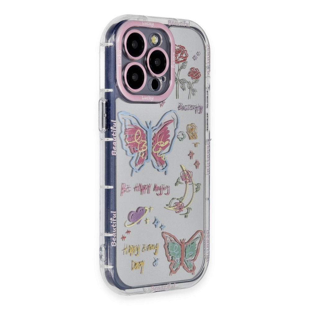  iPhone 14 Pro Max Kılıf Reflexion Desenli Kapak - Desen 8
