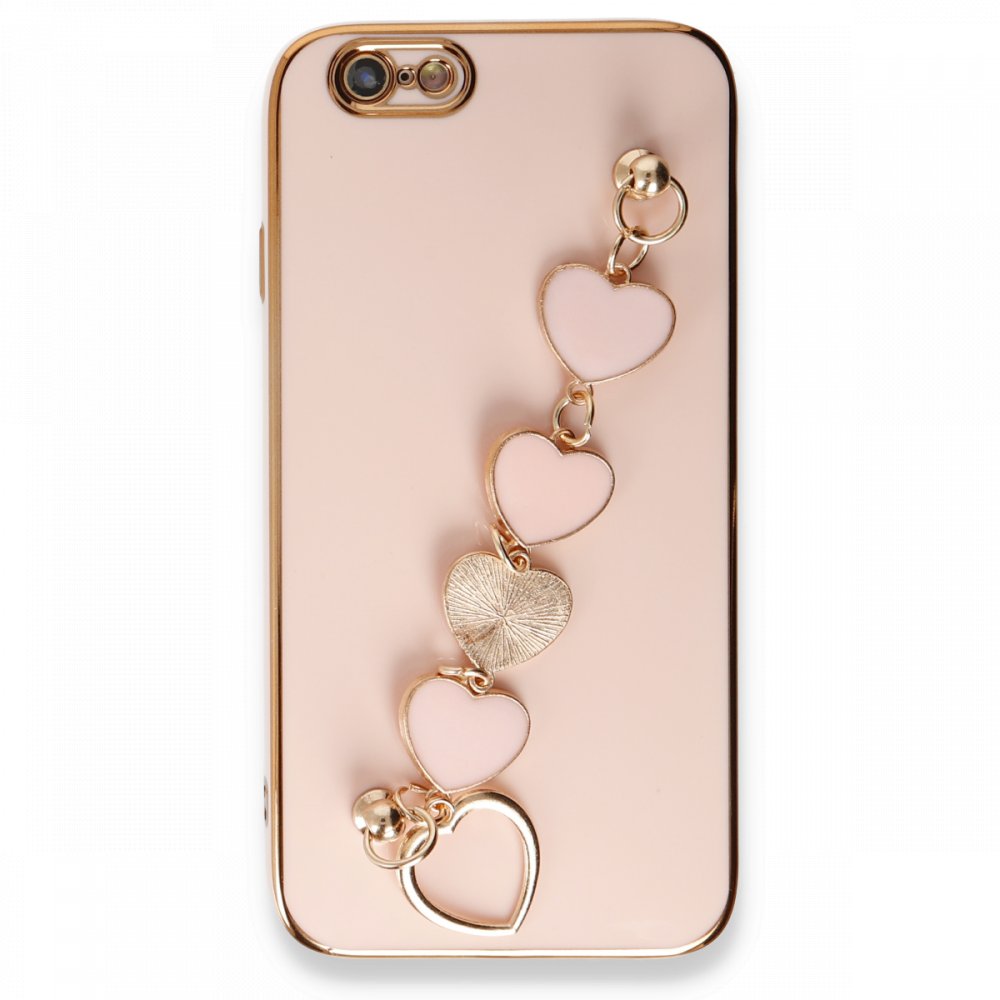 iPhone 6 Kılıf Esila Silikon - Pudra iPhone 6 Kılıf Esila Silikon - Pudra