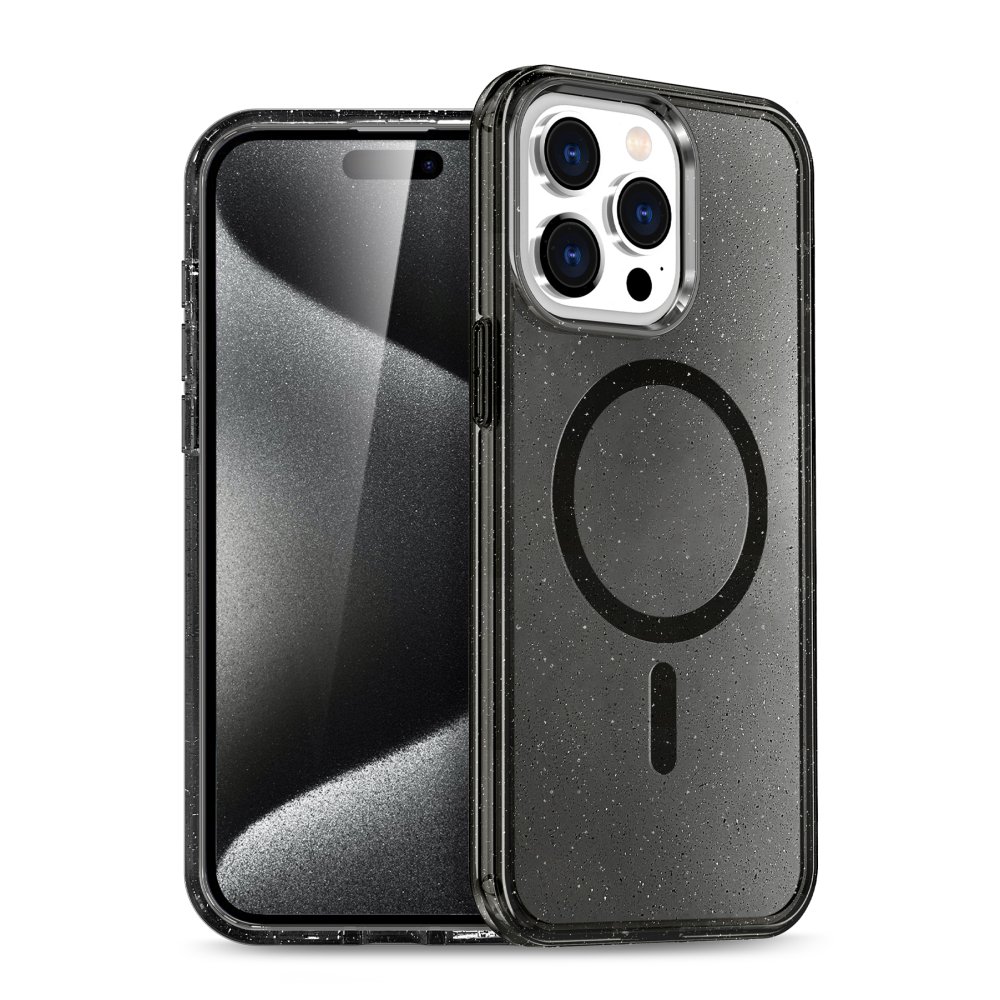 iPhone 14 Pro Kılıf Glow Magsafe Kapak - Siyah  iPhone 14 Pro Kılıf Glow Magsafe Kapak - Siyah