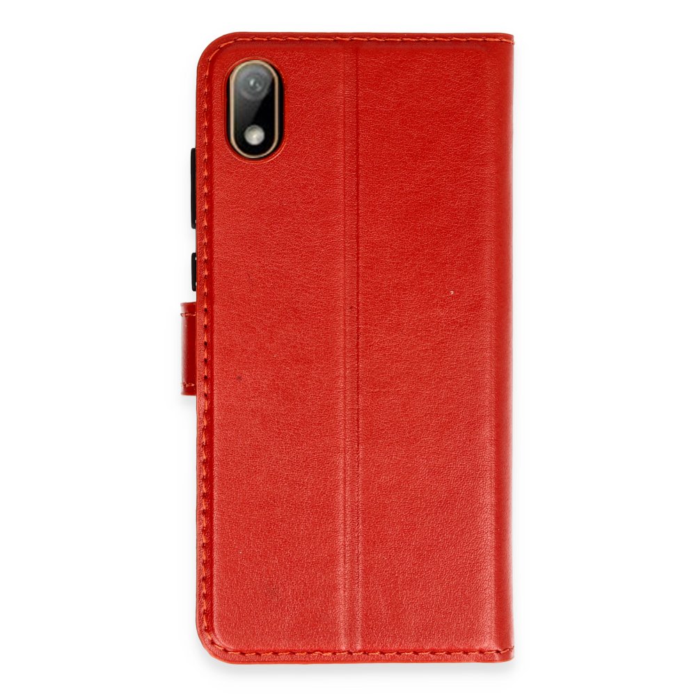 Huawei Y5 2019 Kılıf Trend S Plus Kapaklı Kılıf - Kırmızı Huawei Y5 2019 Kılıf Trend S Plus Kapaklı Kılıf - Kırmızı