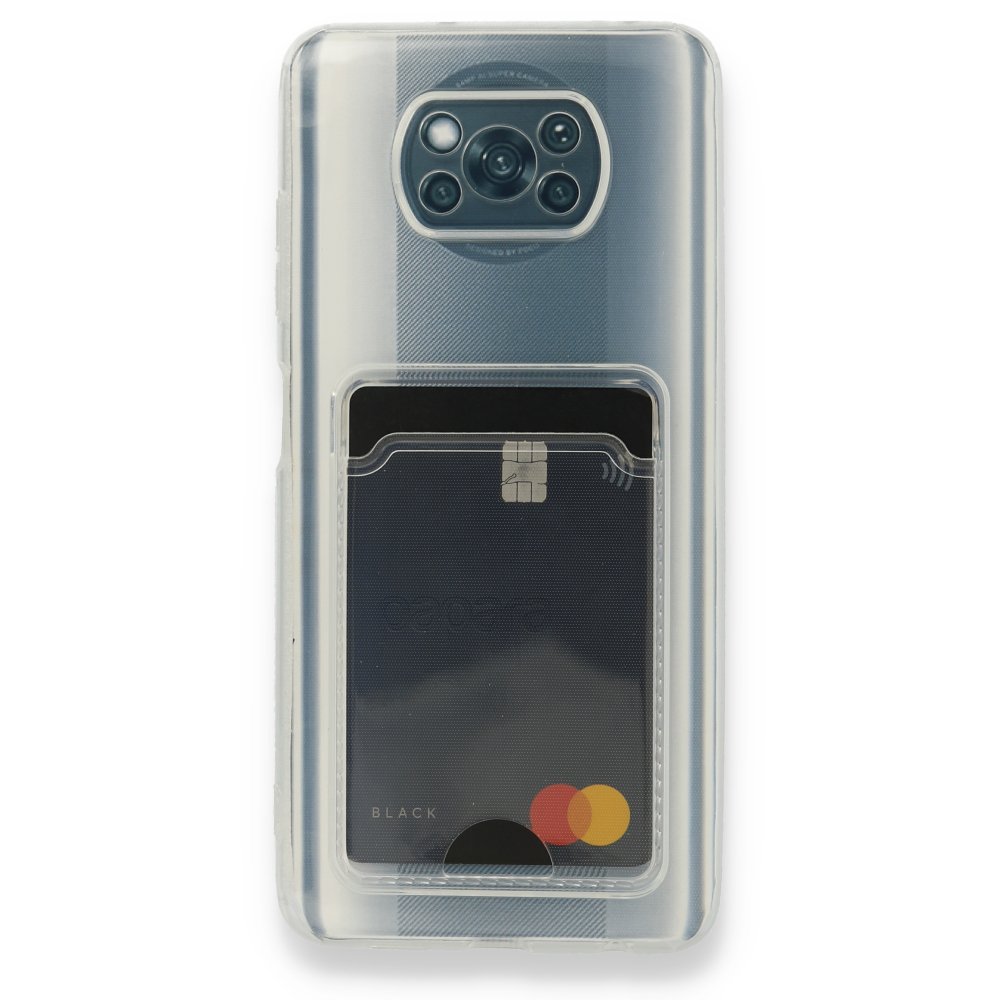 Xiaomi Pocophone X3 Pro Kılıf Kart Şeffaf Silikon - Şeffaf Xiaomi Pocophone X3 Pro Kılıf Kart Şeffaf Silikon - Şeffaf