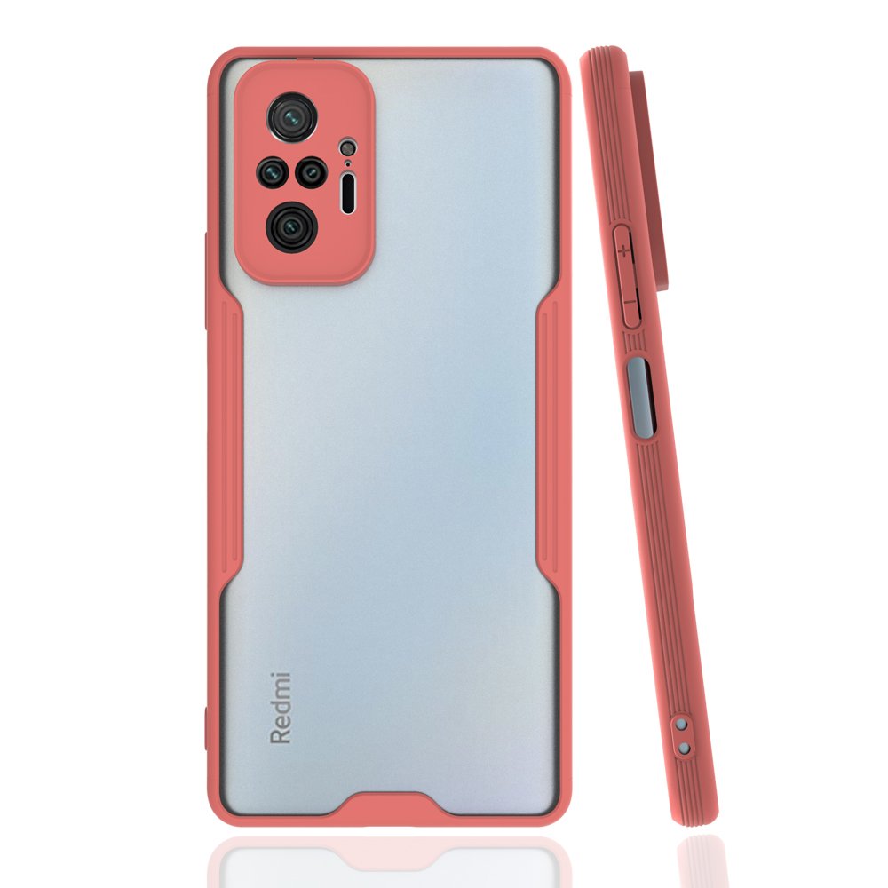 Redmi Note 10 Pro Kılıf Platin Silikon - Pembe