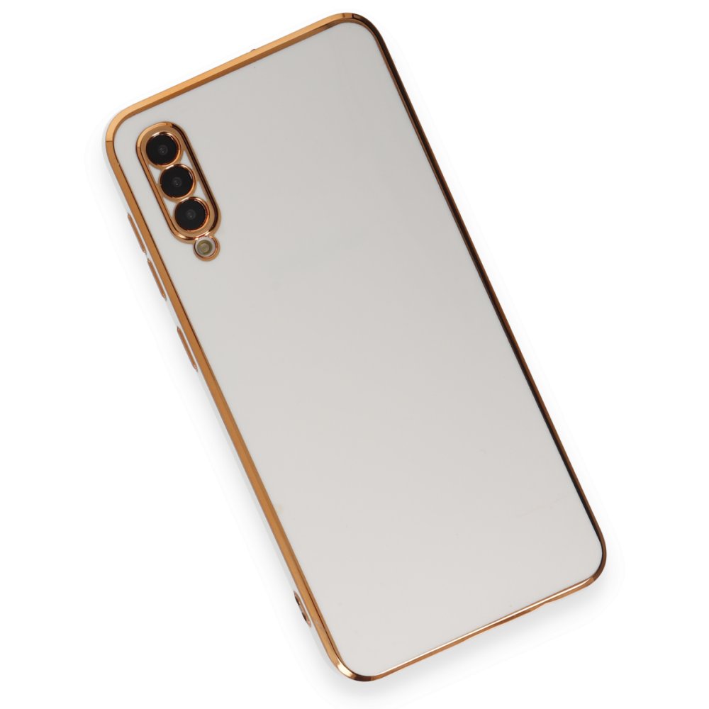  Samsung Galaxy A70 Kılıf Volet Silikon - Beyaz