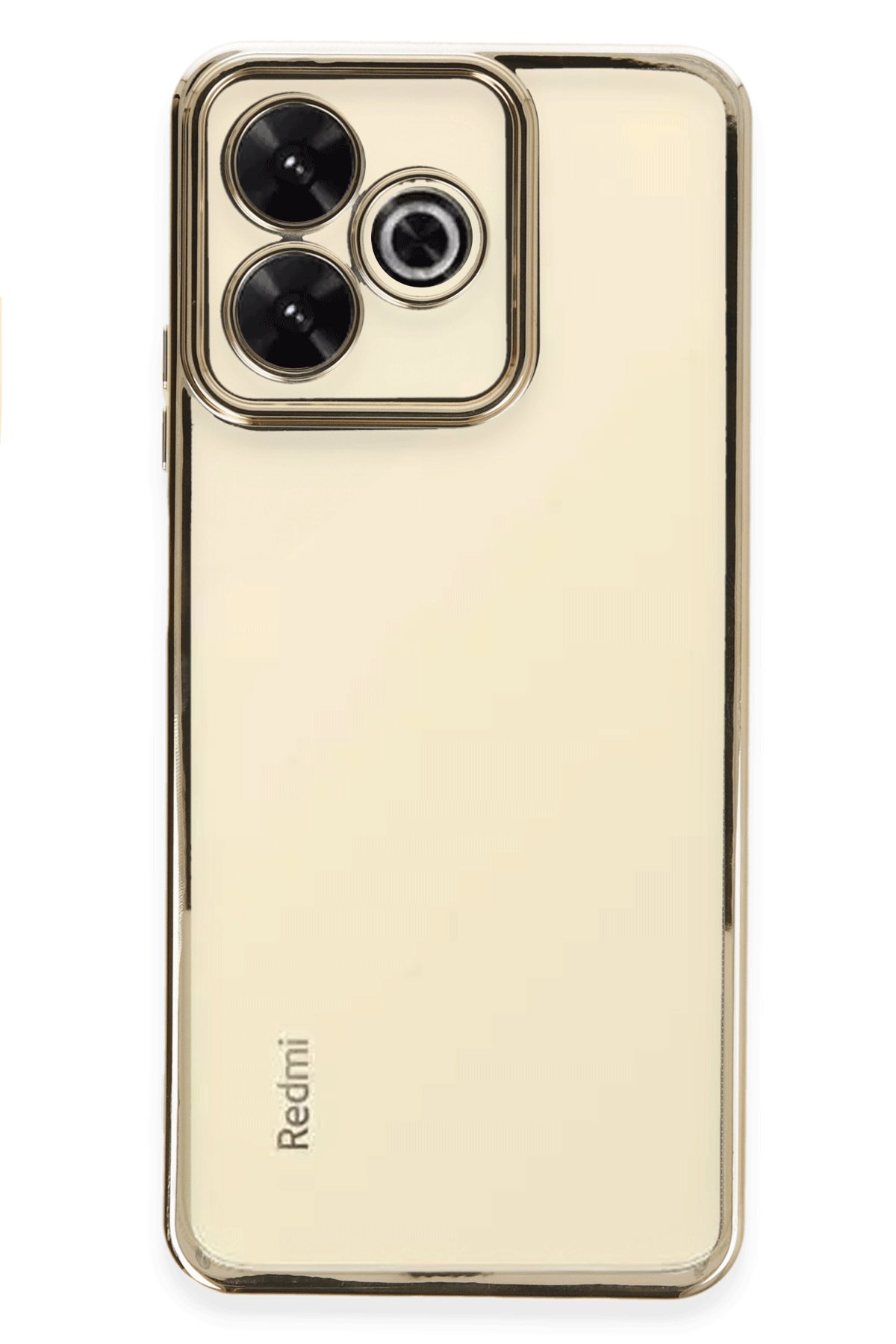 Redmi 13 4G Kılıf Razer Lensli Silikon - Gold