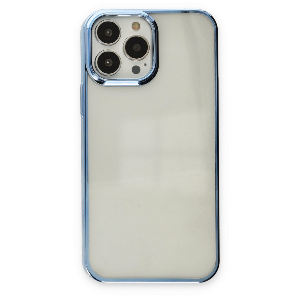  iPhone 14 Pro Max Kılıf Element Silikon - Sky Blue
