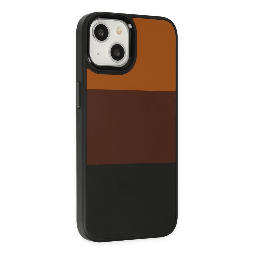 iPhone 14 Kılıf King Kapak - Taba-Siyah