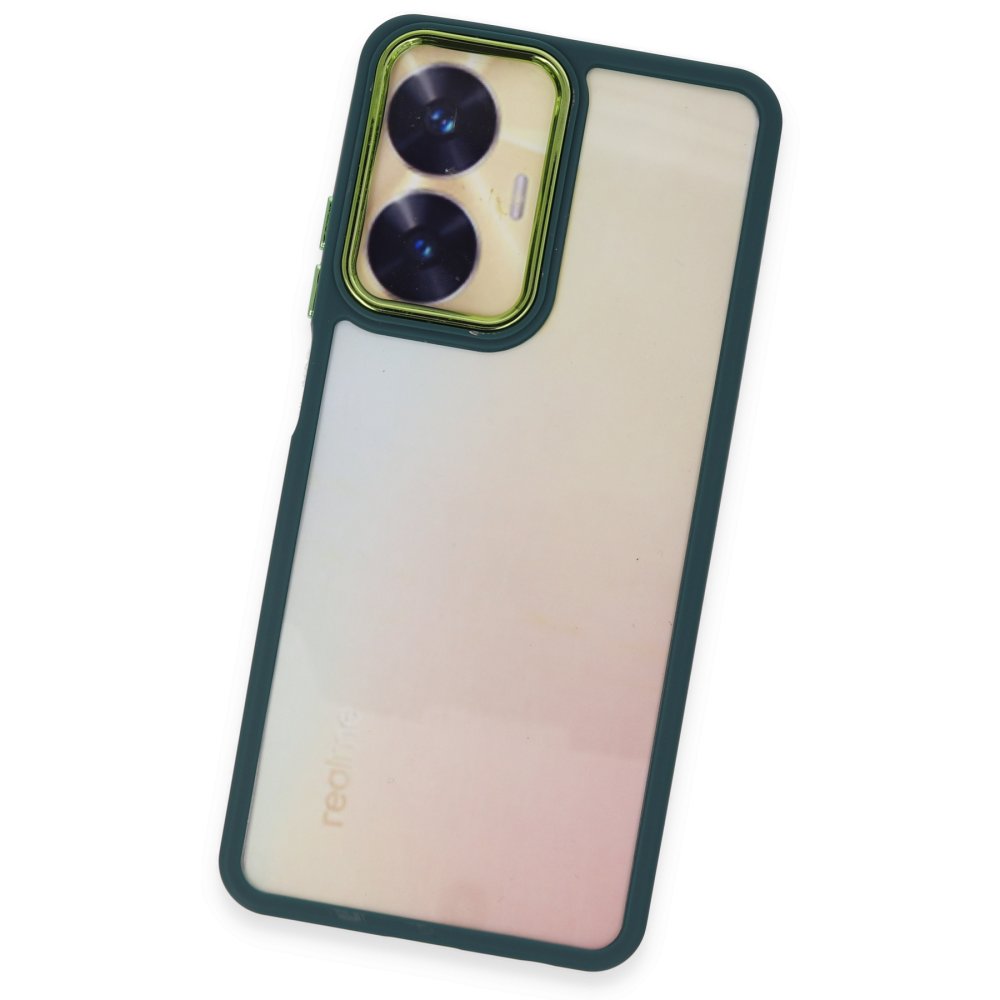 Realme C55 Kılıf Dora Kapak - Haki Yeşil Realme C55 Kılıf Dora Kapak - Haki Yeşil