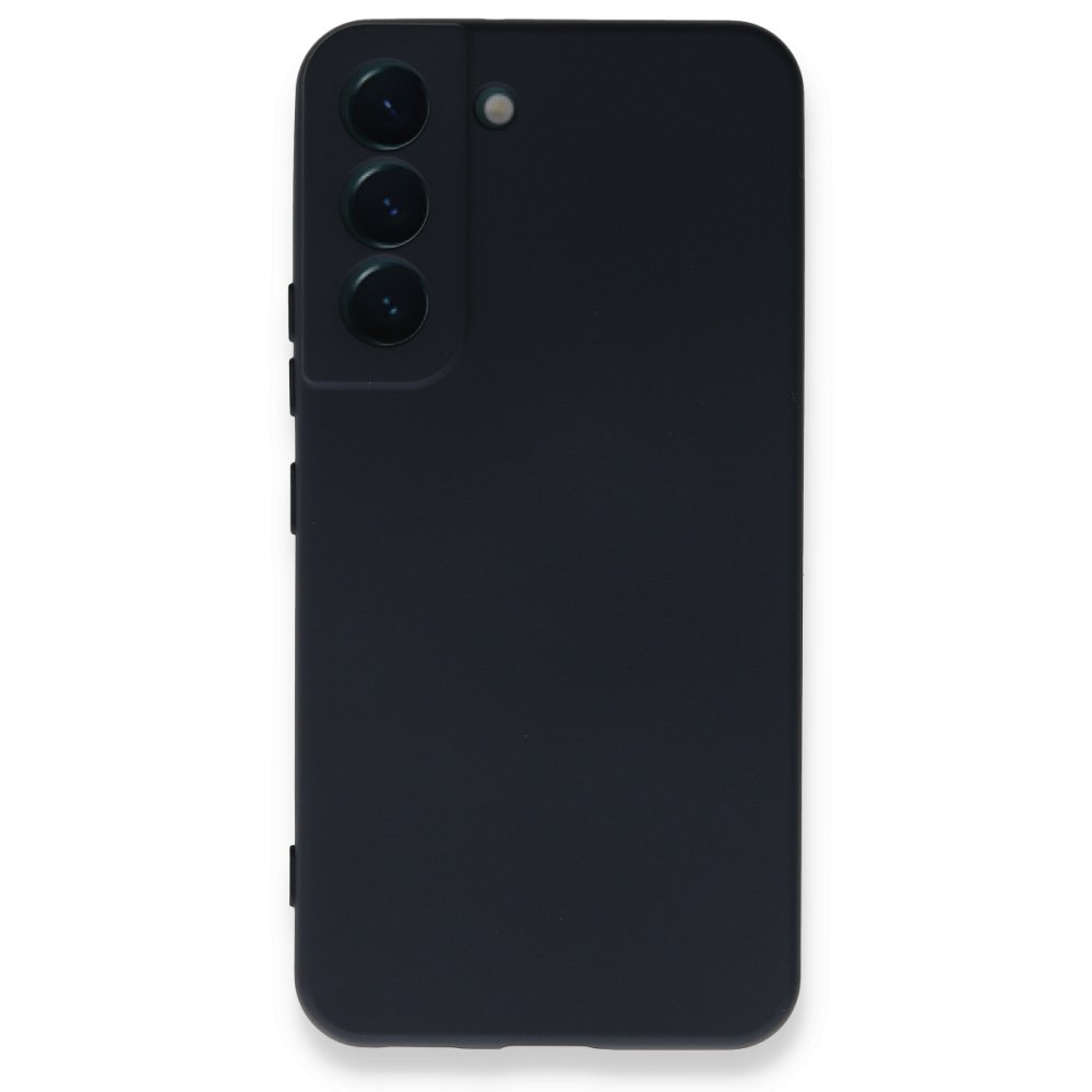  Samsung Galaxy S22 Plus Kılıf Nano içi Kadife Silikon - Lacivert