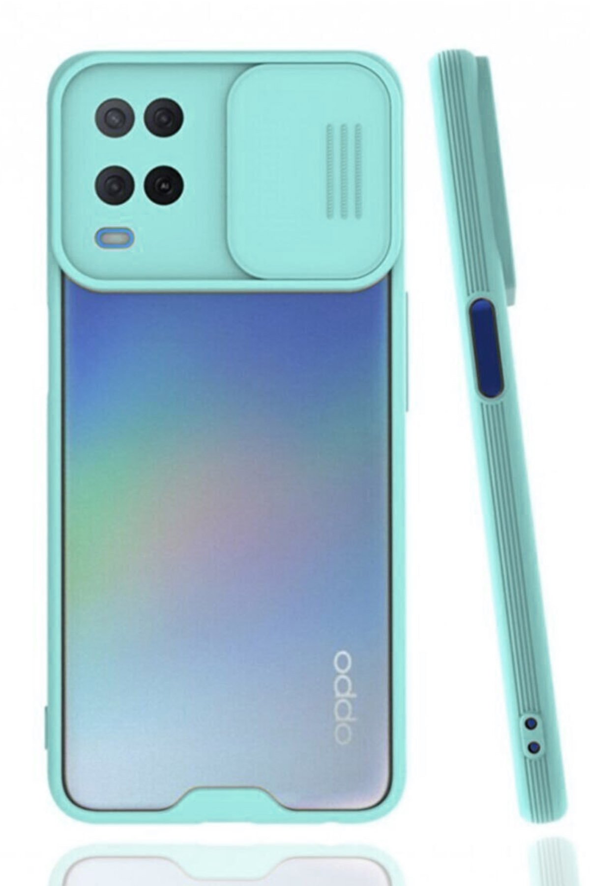  Realme 8 Pro Kılıf Platin Kamera Koruma Silikon - Açık Yeşil