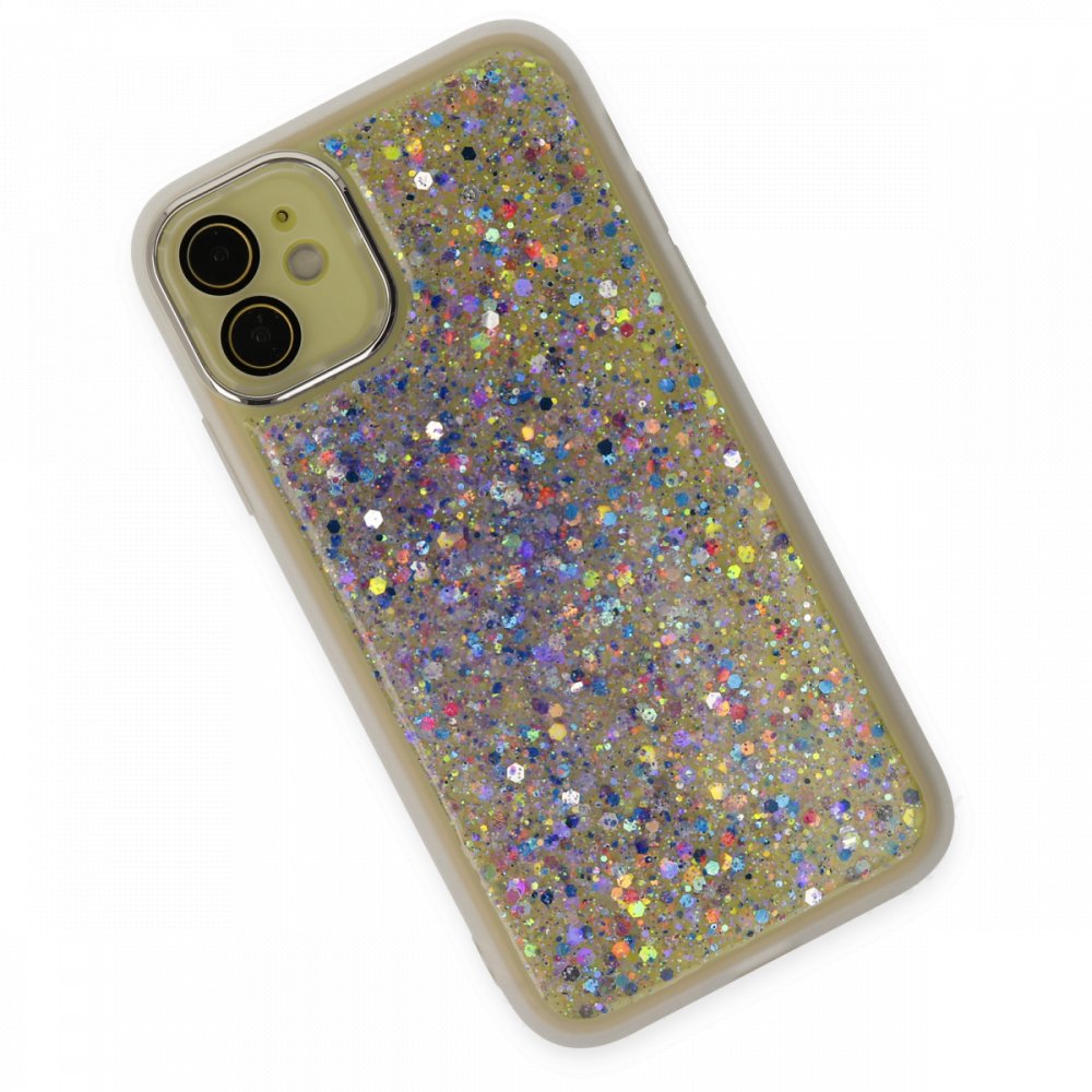  iPhone 12 Kılıf Neon Light Silikon - Mor