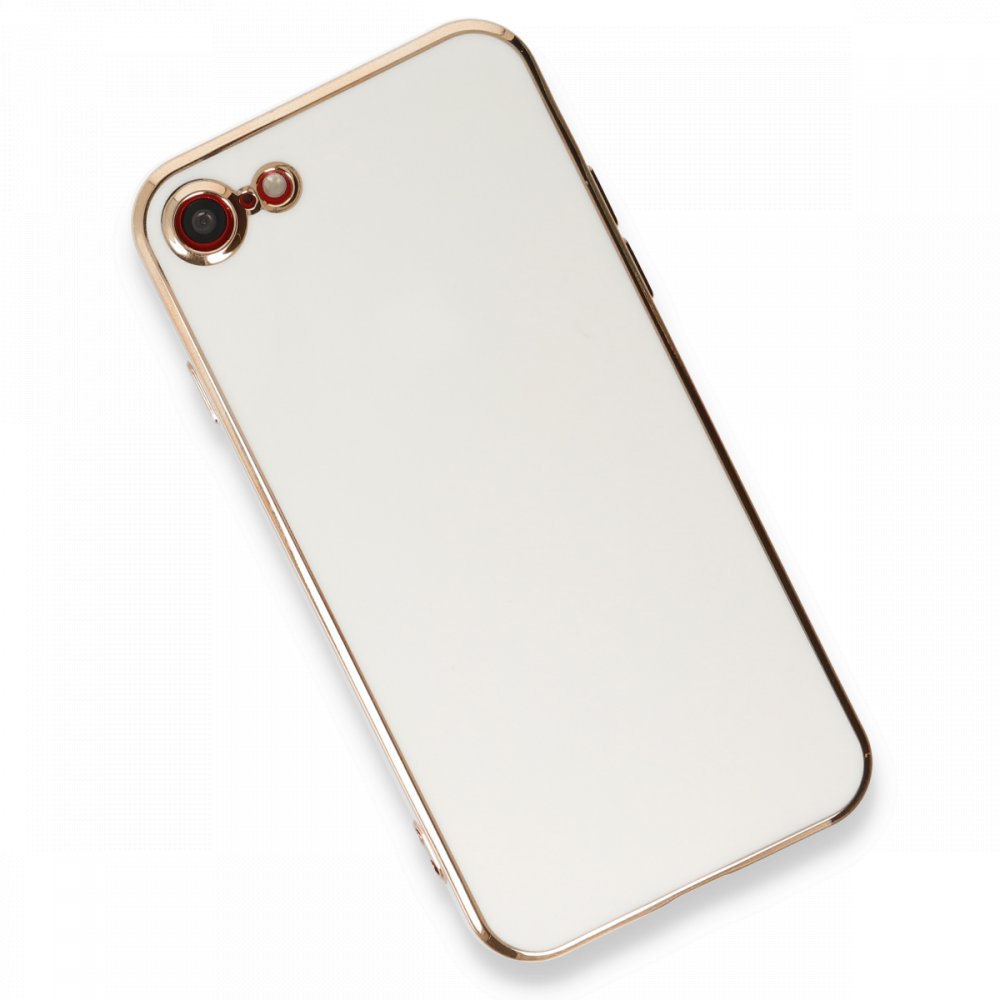 iPhone 8 Kılıf Volet Silikon - Beyaz iPhone 8 Kılıf Volet Silikon - Beyaz