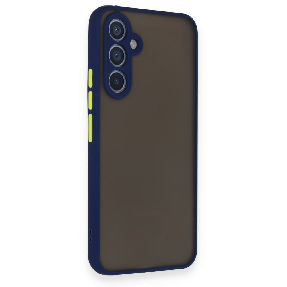  Samsung Galaxy A54 5G Kılıf Montreal Silikon Kapak - Lacivert