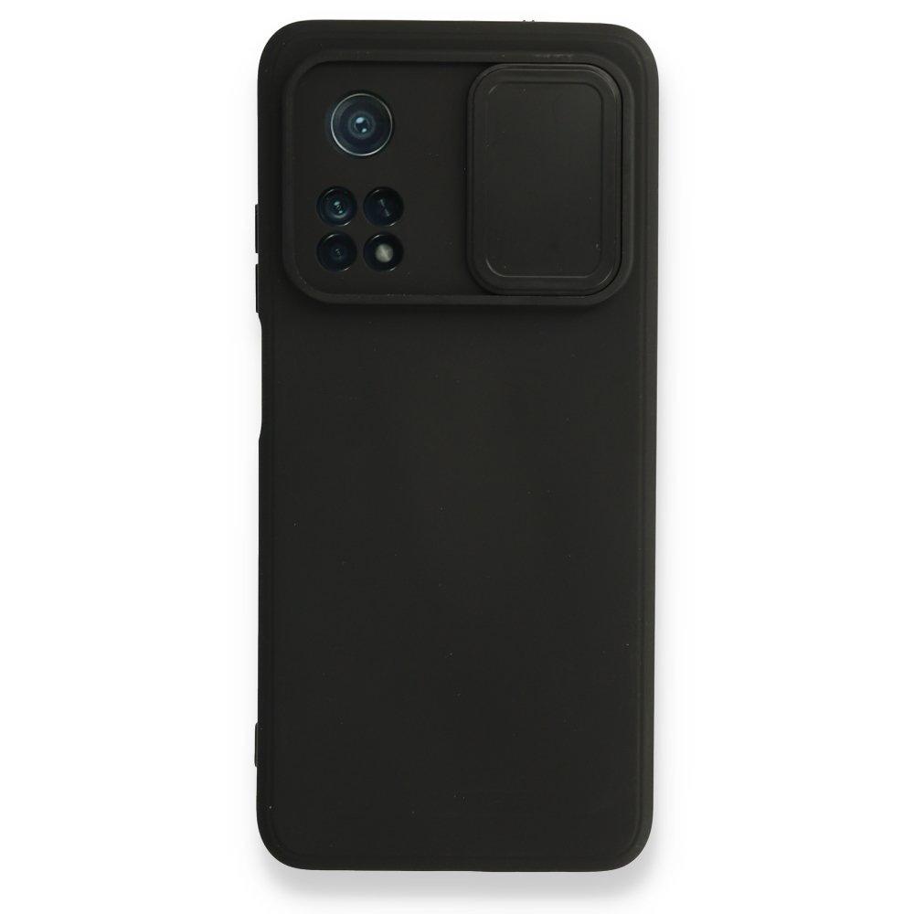  Xiaomi Mi 10T Pro Kılıf Color Lens Silikon - Siyah