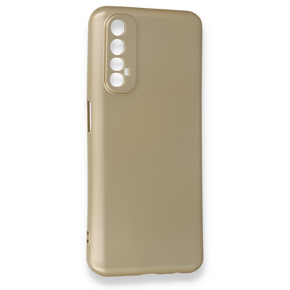 Realme 7 Kılıf First Silikon - Gold Realme 7 Kılıf First Silikon - Gold